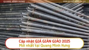 Cập nhật giá giàn giáo 2025 QMH