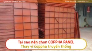 Tại sao nên chọn coppha panel thay vì coppha truyền thống