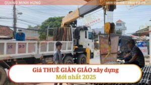 Giá thuê giàn giáo xây dựng mới nhất 2025