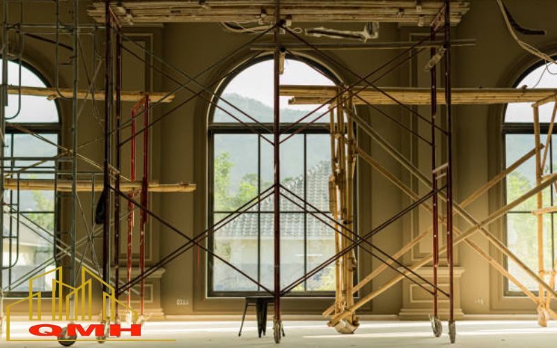 Giàn giáo di chuyển giúp tiết kiệm thời gian tháo dỡ