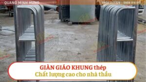 Giàn giáo khung thép chất lượng cao cho nhà thầu