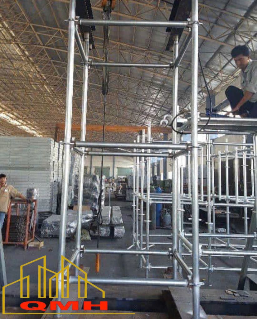 Lắp đặt giàn giáo đĩa