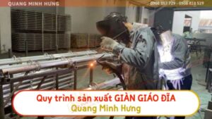 Quy trình sản xuất giàn giáo đĩa Quang Minh Hưng
