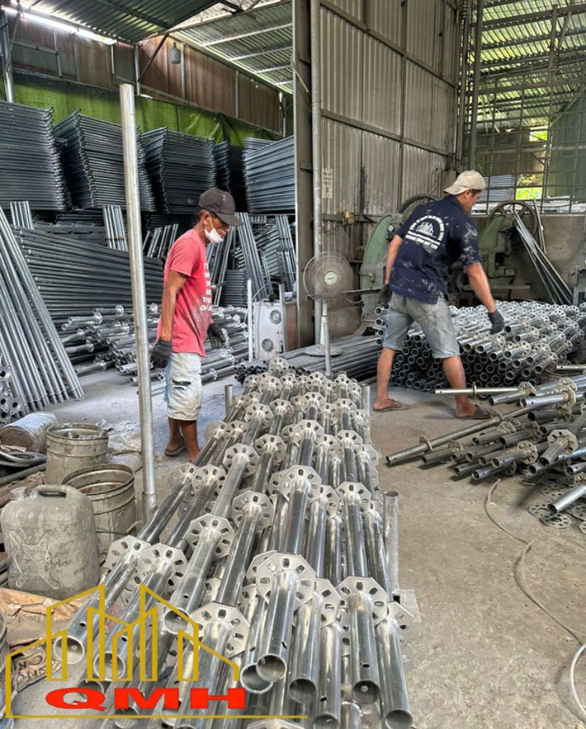 Quy trình sản xuất giàn giáo đĩa Quang Minh Hưng