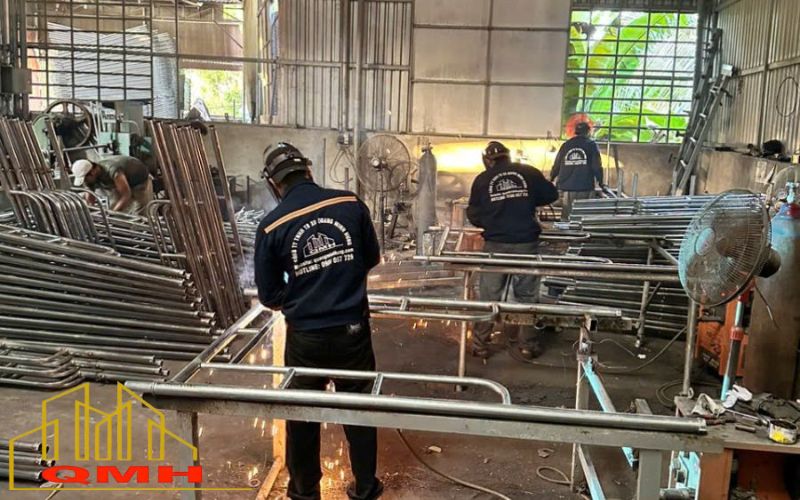 Quy trình sản xuất giàn giáo tại Quang Minh Hưng