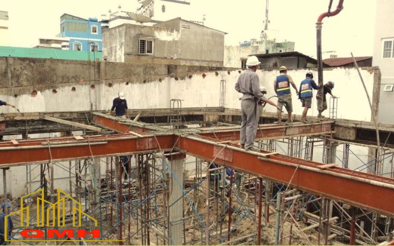 Ván ép cốp pha cố định bê tông