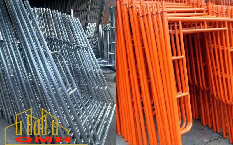 Giá giàn giáo xây dựng mạ kẽm với sơn dầu