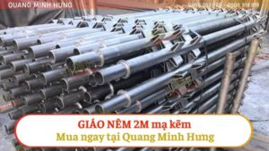 Giáo nêm 2m mạ kẽm tại Quang Minh Hưng